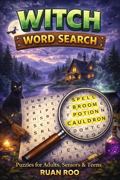 Witch Word Search Puzzle Book